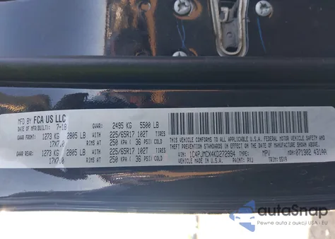 2019 Jeep Cherokee Limited 4X4 из США, поврежденный, VIN 1C4PJMDX2KD281255